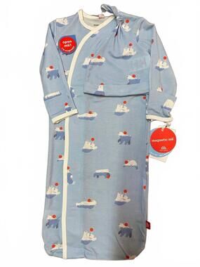 NEW MAGNETIC ME kid's roly poly modal magnetic gown set in blue